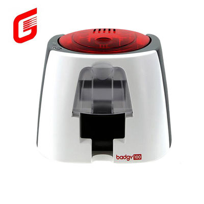 Evolis Badgy100 Impressora de cartão de identificação de negócios de plástico inteligente unilateral