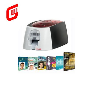 Evolis Badgy100 Impressora de cartão de identificação de negócios de plástico inteligente unilateral