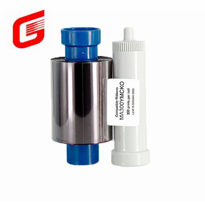 Faixa compatível com impressora a cores para MAGICARD DYE FILM E CLEANING SPOOL MA300 YMCKO