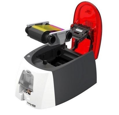 Obtenha impressões de identidade profissional com a Evolis Badgy 200 Impressora de Cartão Inteligente de PVC de lado único