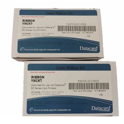 Datacard original SD160 impressora fita 534700-001-R002 para impressora de cartão