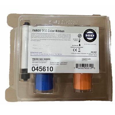 500 Capacidade de Impressão Original YMCKO Faixa para Fargo 45610 DTC1500 Impressora Original
