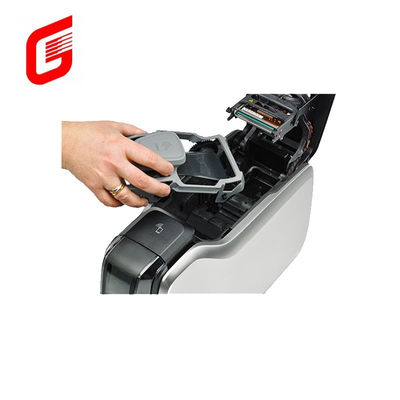 800300-250cn Ribbon Zebra ZC300 Impressora de cartão de identidade unilateral 300dpi para impressão rápida