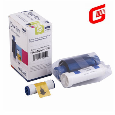 Faixa de impressora Magicard original MA300 YMCKO Cor para impressora 300 impressões