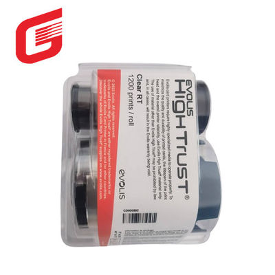Evolis AGILIA Faixa Impressora de cartões de plástico transparente, azul invisível, fita térmica UV RT4F101C100