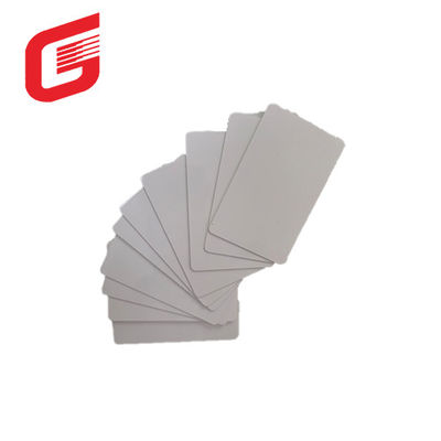 Venda personalizada CR80 plástico em branco teslin ic chip cartão cartão inteligente de negócios