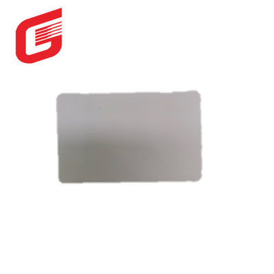Venda personalizada CR80 plástico em branco teslin ic chip cartão cartão inteligente de negócios