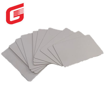 Venda personalizada CR80 plástico em branco teslin ic chip cartão cartão inteligente de negócios