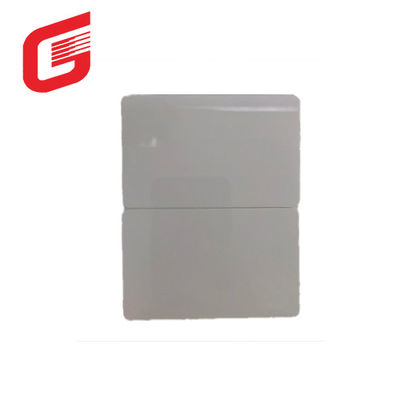 Venda personalizada CR80 plástico em branco teslin ic chip cartão cartão inteligente de negócios