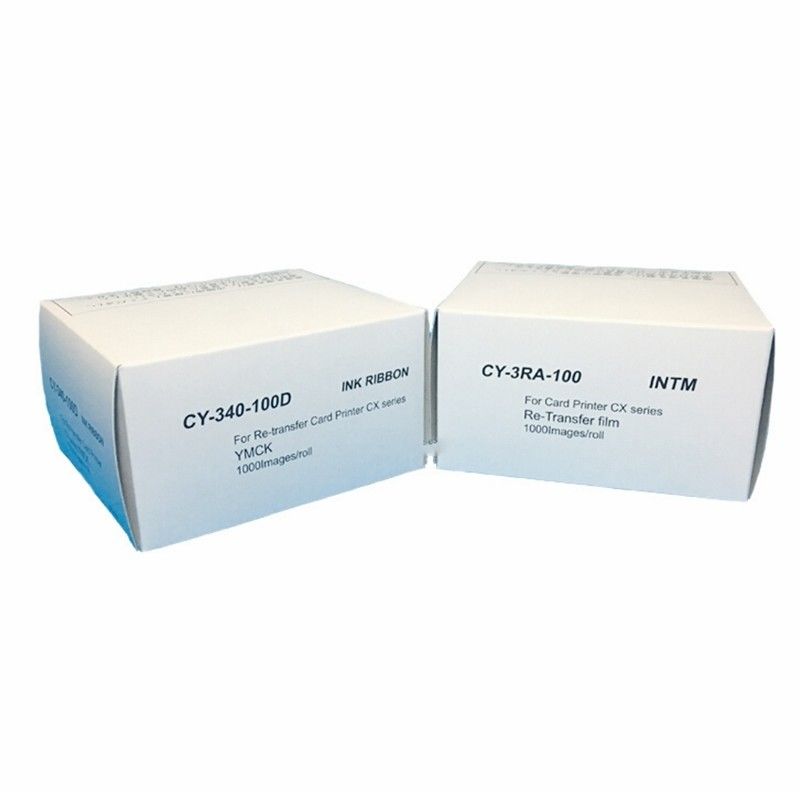 Faixa YMCK e CY-3RA-100 Retransfer Film A escolha perfeita para a impressora CY-340-100D