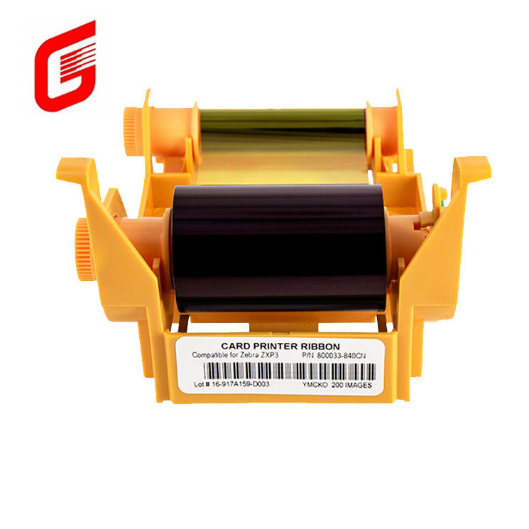 Zebra 800033-840CN YMCKO Faixa Compatível para impressora a cores ZXP Série 3 Equipamento