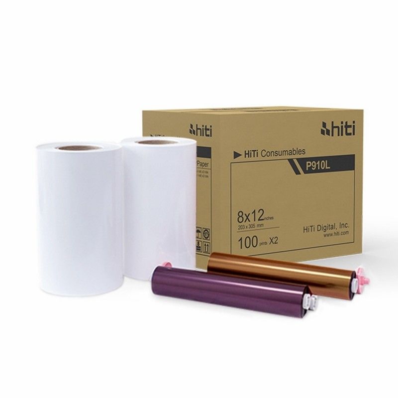 P910 Consumíveis de impressora fotográfica 8*12 Kit de papel e fita para resultados profissionais