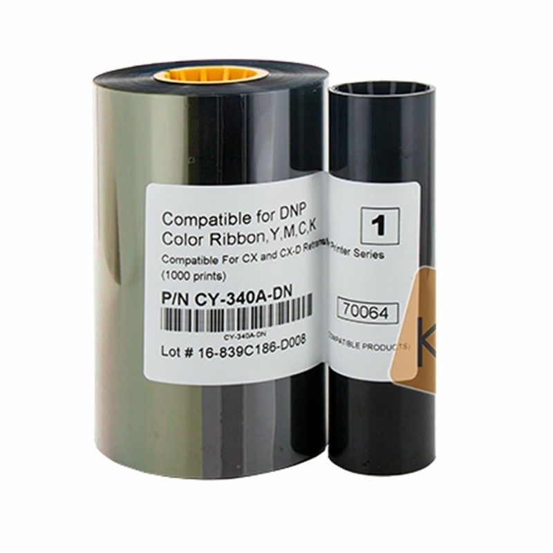 100*300 CX-340A-DN Compatível YMCK Retransfer Color Ribbon para impressora CX7000 CX-D80