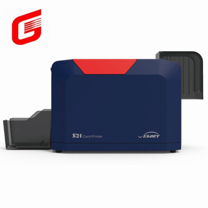 Impressora de cartão de identificação comercial inteligente SEAORY S21 com tecnologia de plástico Magicard de lado duplo