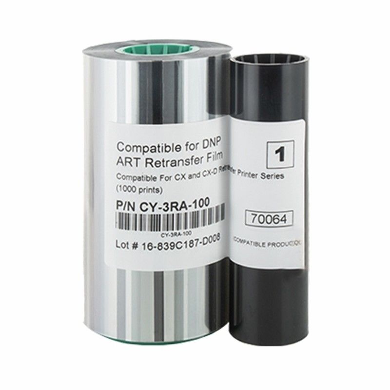 CY-3RA-100 Faixa de impressora para DNP CX-D80 CX210 compatível Retransfer 1000 imagens cada