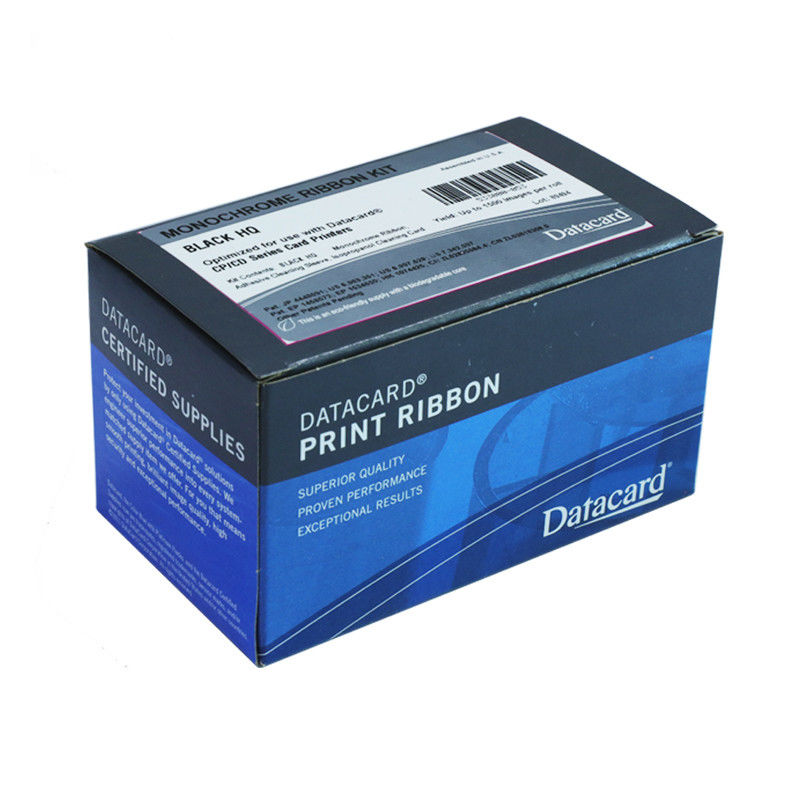 Cintas pretas Excelente fita de cartão de identificação para impressoras de CD da série CP Datacard 533000-053
