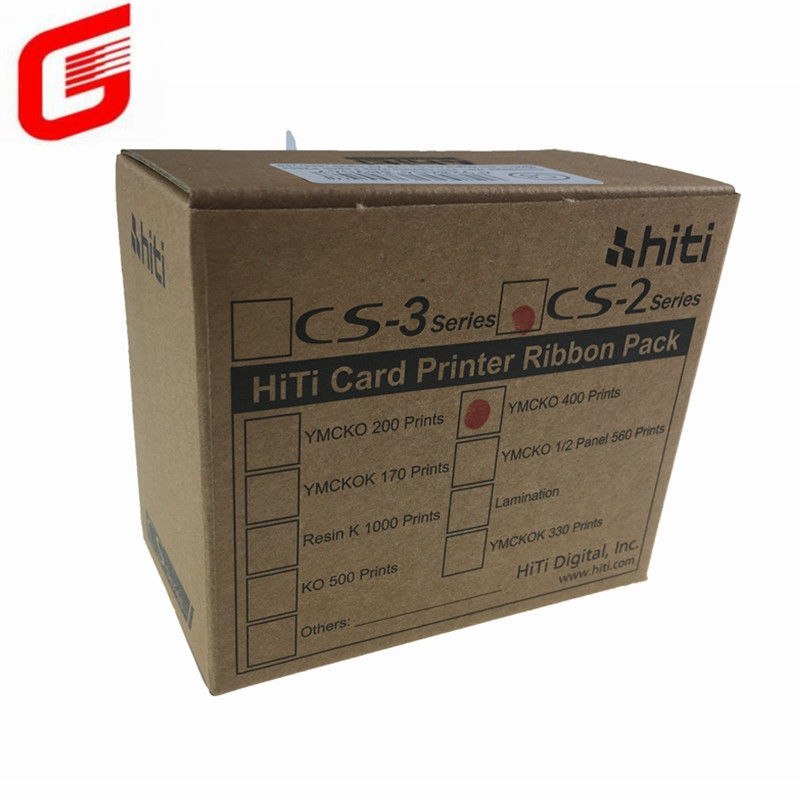 Impressora a cores Equipamento aplicável HITI CS200 YMCKO Faixa a cores completas 400 impressões/rolo