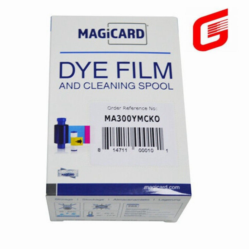 Faixa de impressora Magicard original MA300 YMCKO Cor para impressora 300 impressões