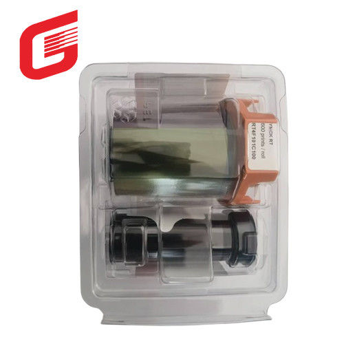 Evolis AGILIA Faixa Impressora de cartões de plástico transparente, azul invisível, fita térmica UV RT4F101C100